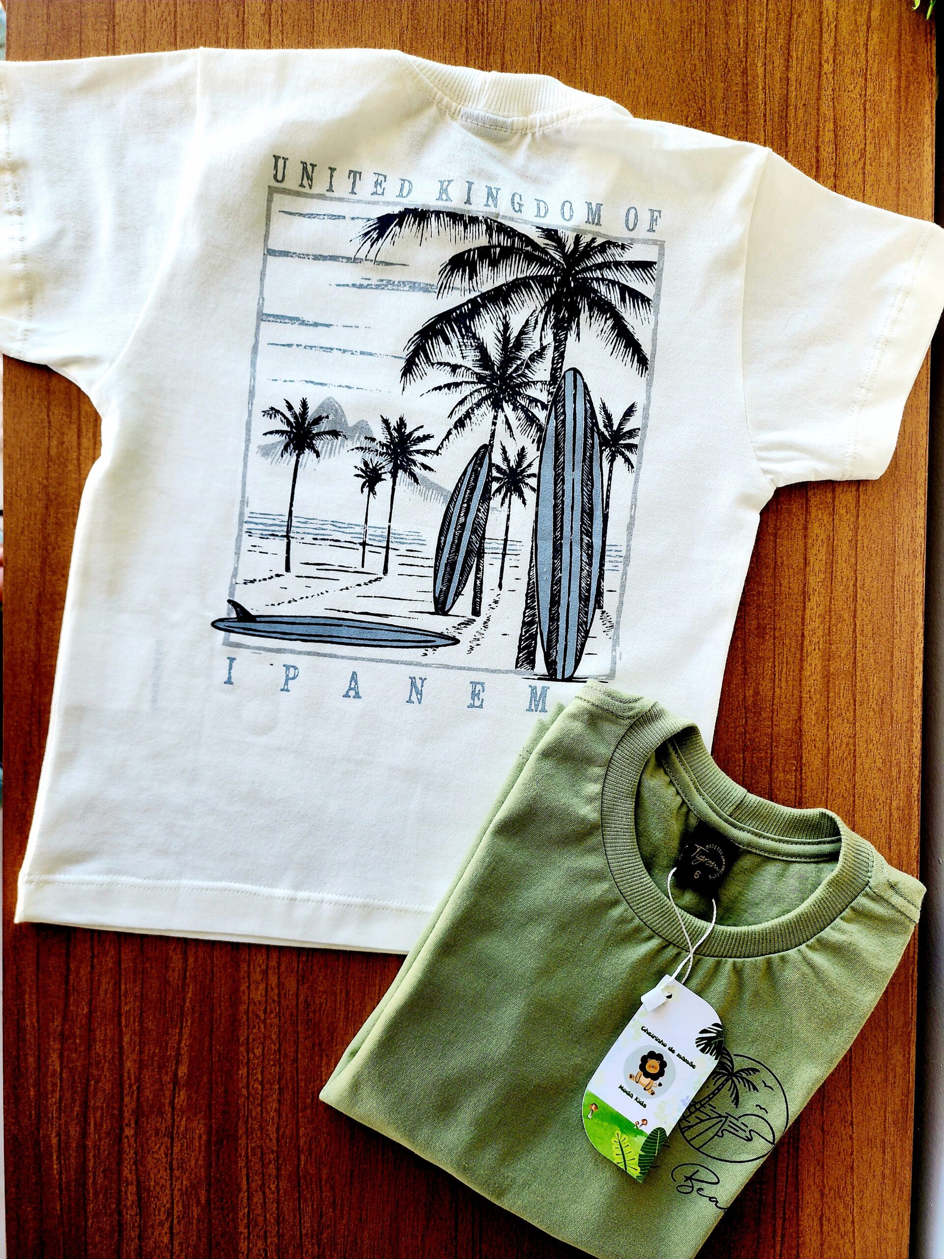 Camisas malha com estampa nas costas - Imagem 3