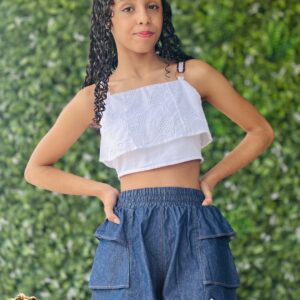 Conjunto Jeans babado